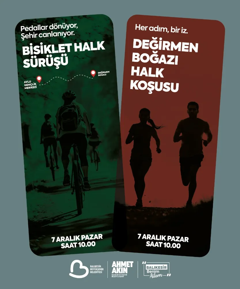 Balıkesir’de pedallar sağlık için dönüyor