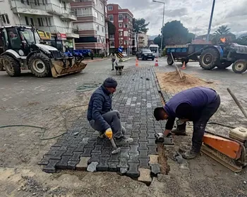 BURHANİYE BELEDİYESİ FEN İŞLERİ MÜDÜRLÜĞÜ ÇALIŞMALARINI ARALIKSIZ SÜRDÜRÜYOR